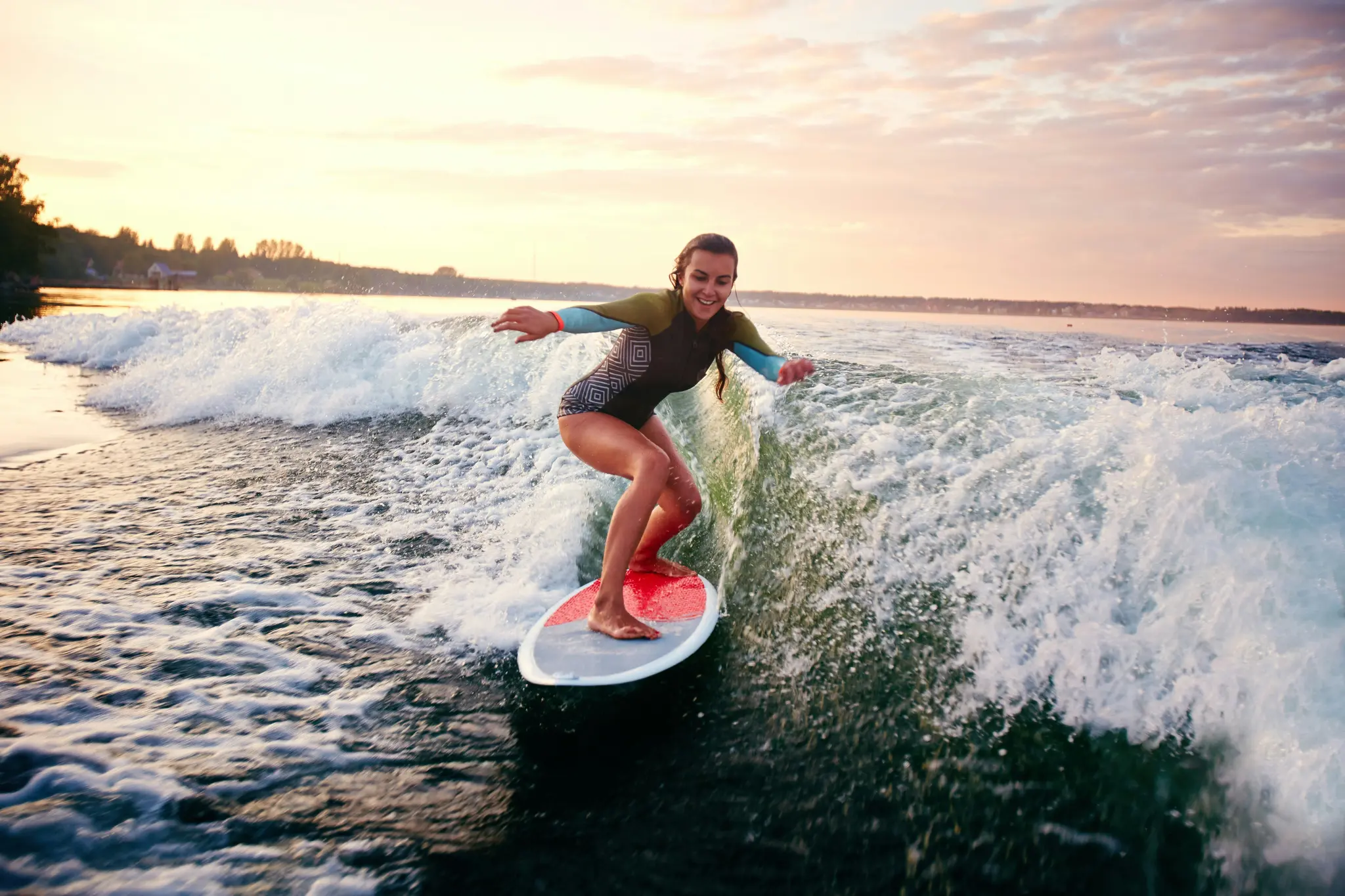 Surfing in Mirissa, Sri Lanka